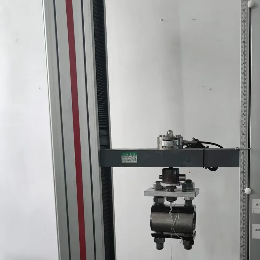 Tensile-testing equipment used for project quality review